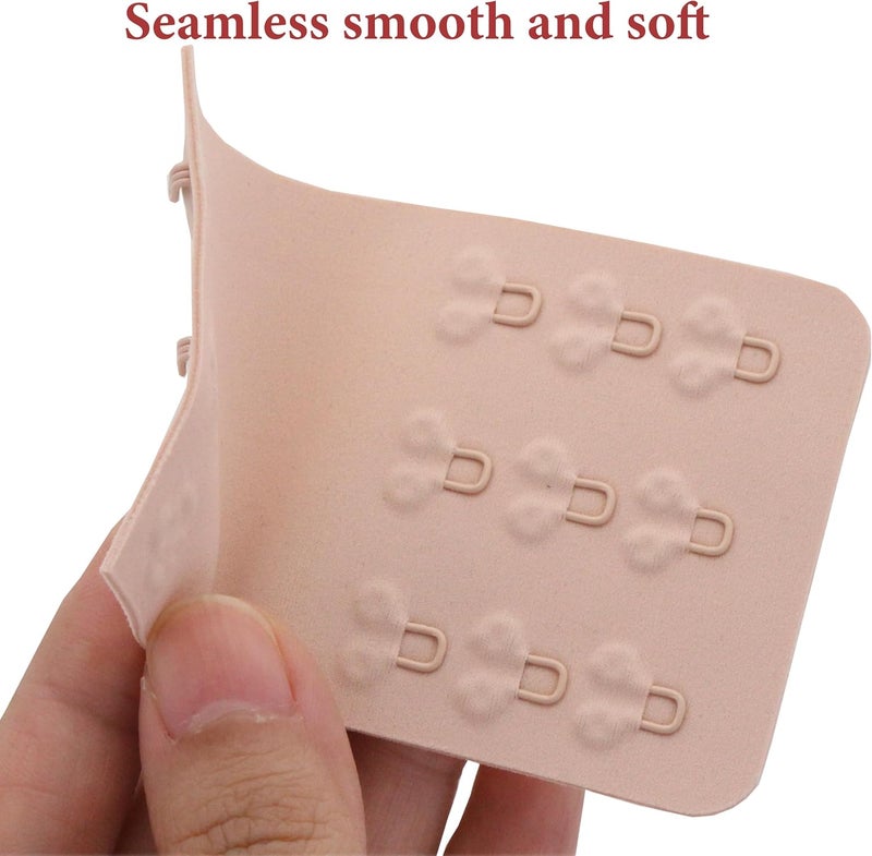 SAMGU Store Women's Soft Bra Extender 2 Hook / 3 Hooks / 4 Hooks Seamless Comfortable Bra Strap Extender Extension - Image 4